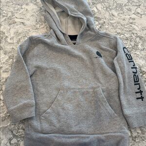 Kids Carhartt Heather Gray Pullover Hoodie